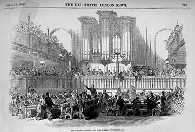 The Chartist Convention at 23 John Street, Fitzroy Square from 